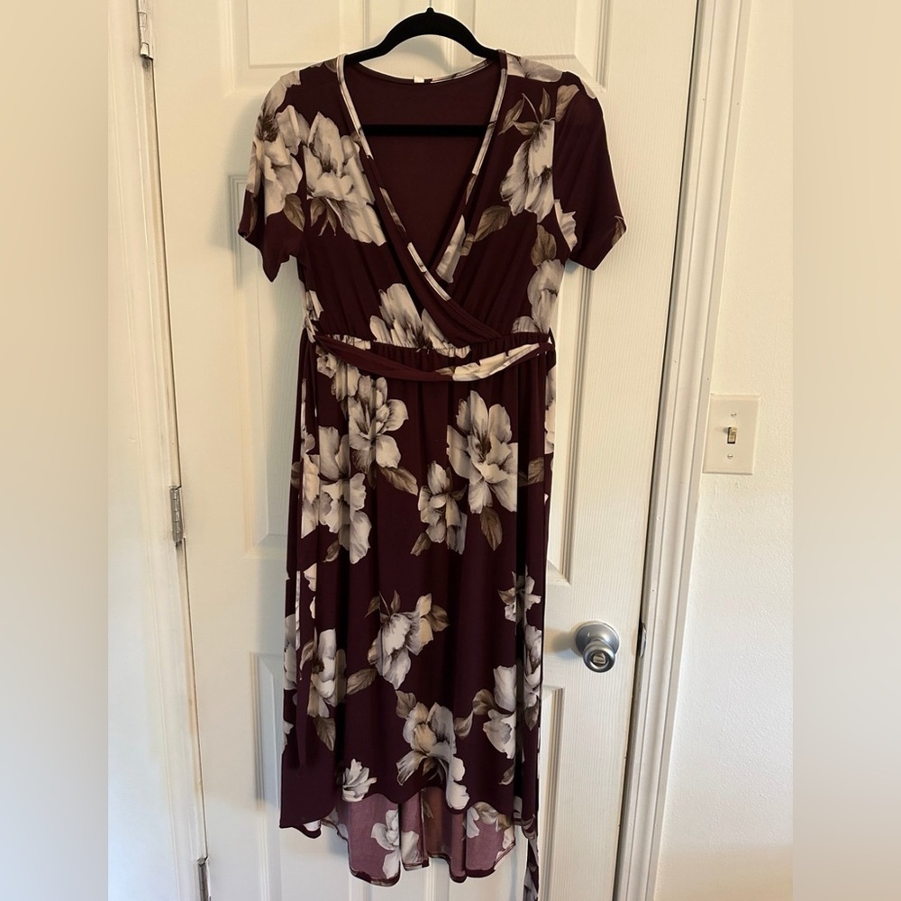 Pink Blush brand maternity dress